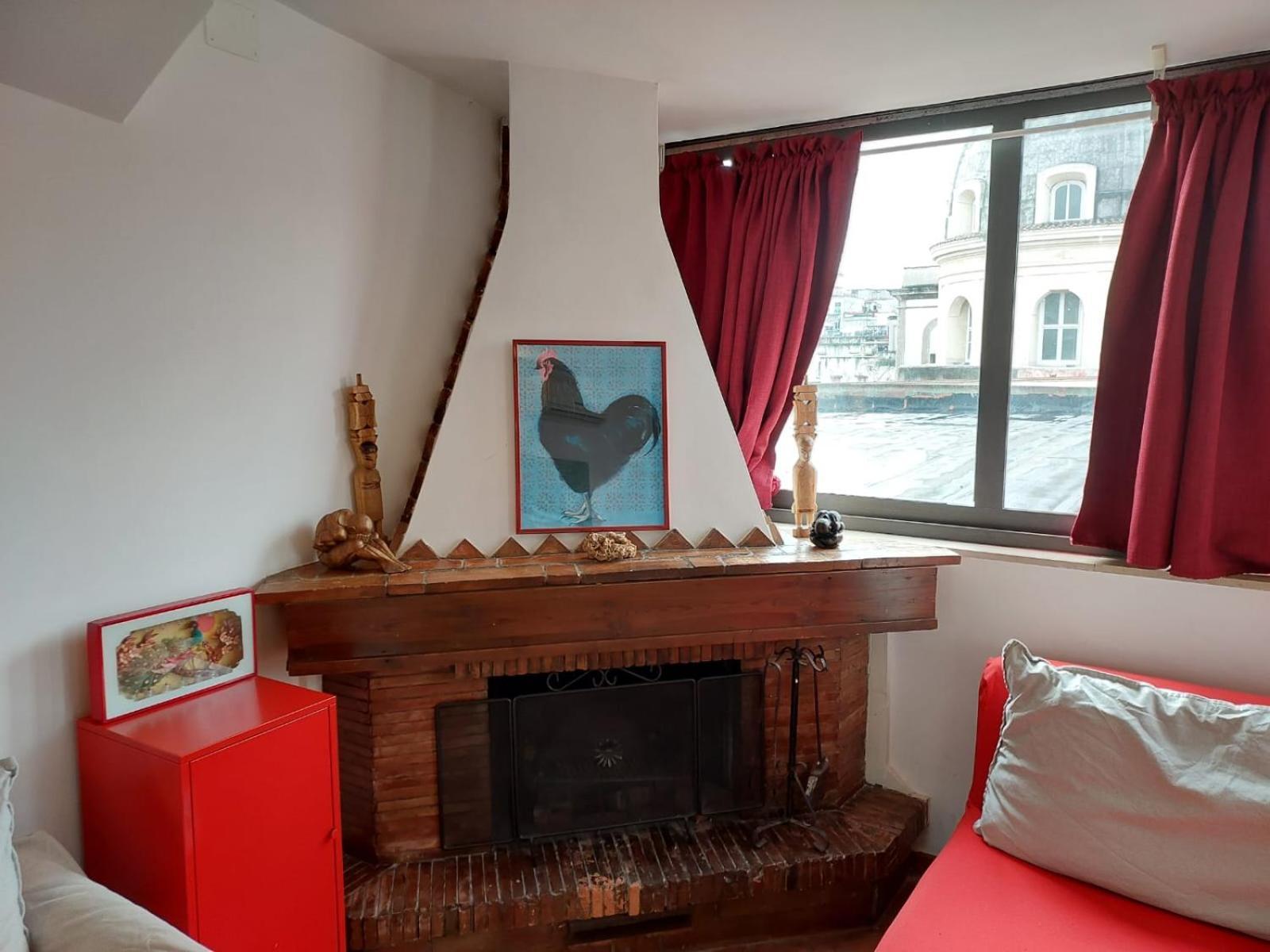 Historical With Panoramic Terrace Appartement Napels